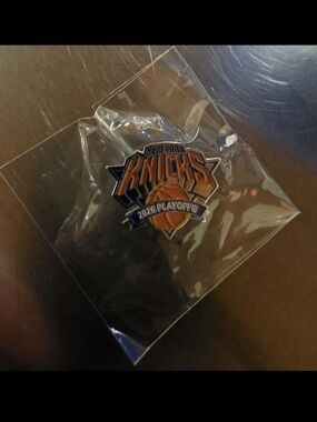 2026 Playoffs Enamel Pin - Orange & Blue